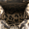 Dior Mizza Mini Embroidered Canvas Leopard Vertical Book Tote Secondhand