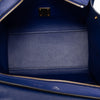 Celine Small Calfskin and Suede Trapeze Satchel Secondhand