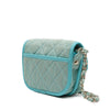 Chanel Mini CC Quilted Denim Messenger Flap Secondhand