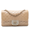 Chanel Small Quilted Iridescent Lambskin Pearl CC Crystal Flap Secondhand