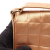 Chanel CC Chocolate Bar Metallic Lambskin Shoulder Bag Secondhand