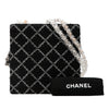 Chanel Tweed and Resin Zipped Chain Shopping Bag Secondhand