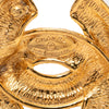 Chanel CC Quilted Gold Plated Pin Brooch Secondhand