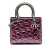 Dior Anselm Reyle Medium Metallic Lambskin Cannage Lady Dior Secondhand