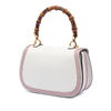 Gucci Small Calfskin Stitched Bamboo 1947 Top Handle Bag Secondhand