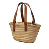 LOEWE Small Raffia Anagram Basket Tote Secondhand
