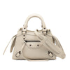 Balenciaga Mini Python Embossed Calfskin Motocross Neo Classic City Satchel Secondhand