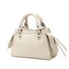 Balenciaga Mini Python Embossed Calfskin Motocross Neo Classic City Satchel Secondhand