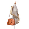 Burberry Small Heritage Grain Check Embossed Orchard Bowling Bag Secondhand