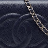 Chanel CC Caviar Wallet On Chain Secondhand