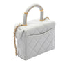 Chanel Mini Quilted Lambskin Top Handle Vanity Case with Chain Secondhand