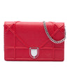 Secondhand Dior Grained Calfskin Diorama Wallet on Chain