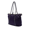 Prada Saffiano Trimmed Tessuto Satchel Secondhand