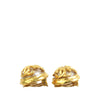 Chanel CC Gold Plated Faux Pearl Clip On Earrings Secondhand