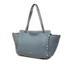 Valentino Small Leather Rockstud Trapeze Satchel Secondhand