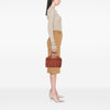 Bottega Veneta Small Intrecciato Trimmed Goatskin Madras Heritage Brera Handbag Secondhand