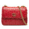 Gucci Mini GG Marmont Glazed Wicker Flap Crossbody Secondhand