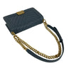 Chanel Old Medium Chevron Calfskin Boy Flap Secondhand