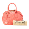 Burberry Small Heritage Grain Check Embossed Orchard Bowling Bag Secondhand