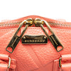 Burberry Small Heritage Grain Check Embossed Orchard Bowling Bag Secondhand