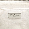 Prada Small Denim Canapa Logo Satchel Secondhand