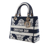 Secondhand Dior Medium Embroidered Canvas Cornely Lady D Lite