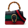 Gucci Mini Calfskin Web Bamboo Dionysus Satchel Secondhand