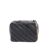 Balenciaga Calfskin Allover Logo Blanket Reporter XS Crossbody Secondhand