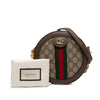 Gucci Mini GG Supreme Web Ophidia Round Crossbody Secondhand