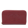 Chanel CC Caviar Zip Around Wallet Secondhand