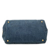 Prada Denim Canapa Logo Tote Secondhand