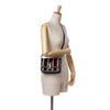 Saint Laurent Small Canvas Striped Solferino Satchel In Box Secondhand
