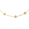 Secondhand Louis Vuitton Gold Plated Flower Full Necklace