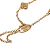 Louis Vuitton Gold Plated Flower Full Necklace Secondhand