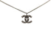 Chanel CC Plated Brass Spike Pendant Necklace Secondhand
