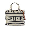 Celine Small Canvas Cabas Thais Satchel Secondhand
