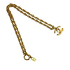 Chanel CC Gold Plated Pendant Necklace Secondhand