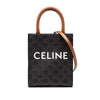 Celine Mini Triomphe Coated Canvas Vertical Cabas Satchel Secondhand