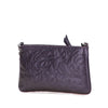 Chanel Embossed Lambskin Camellia Chain Pochette Secondhand