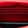 Saint Laurent Grain De Poudre Chevron Monogram Envelope Wallet on Chain Secondhand
