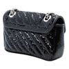 Gucci Small GG Marmont Matelasse Diagonal Sequin and Leather Torchon Shoulder Bag Secondhand