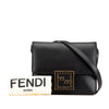 Fendi Leather Crystal Fab Crossbody Secondhand