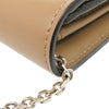 Fendi Vitello Liberty Studded Continental Wallet with Chain Secondhand