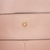 Ferragamo Gancini Embossed Calfskin Trifolio Tote Secondhand