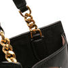 Ferragamo Gancini Embossed Calfskin Trifolio Tote Secondhand