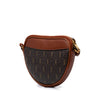 Saint Laurent Micro Le Monogramme Coated Canvas and Leather Coeur Crossbody Secondhand
