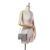 Dior Metallic Patent Microcannage Diorama Wallet on Chain Secondhand