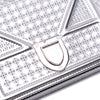 Dior Metallic Patent Microcannage Diorama Wallet on Chain Secondhand