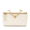 Chanel Small Quilted Lambskin Vanity Case with Chain Secondhand