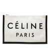 Celine Canvas Logo Clutch Secondhand